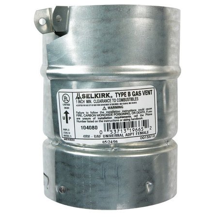 SELKIRK 4" Univ Fem Adapter 104080